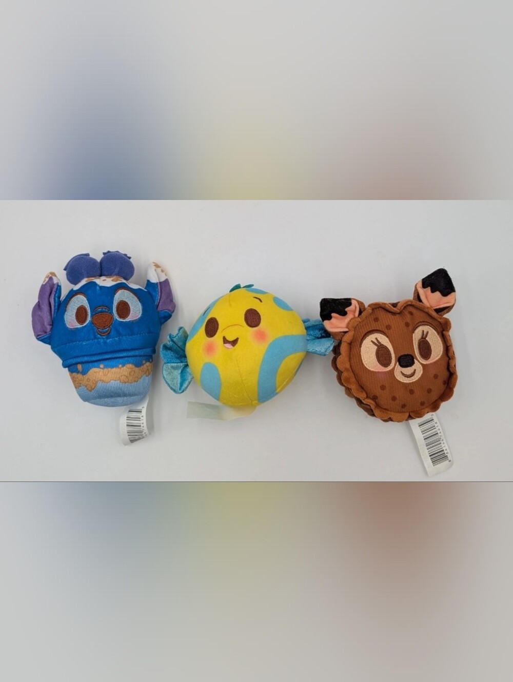 Disney Munchlings Plush Stitch, Flounder, Bambi Bundle